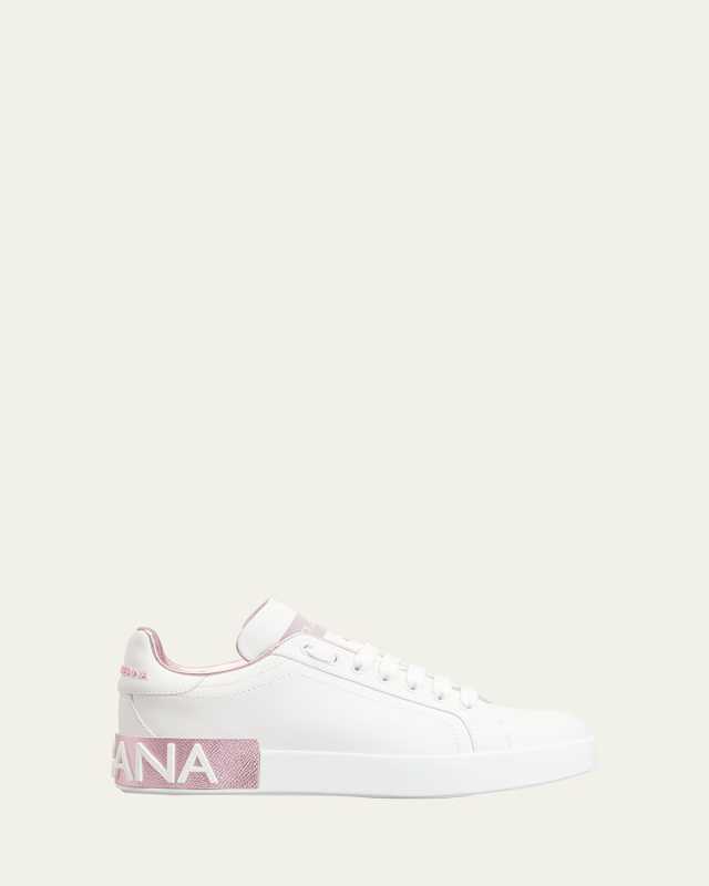 Portofino Bicolor Logo Low-Top Sneakers